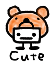 Afro-chan with friends sticker #10982488