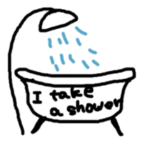 Afro-chan with friends sticker #10982498