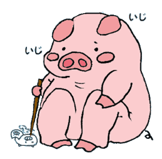 princess pig 3 sticker #10982515