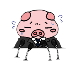 princess pig 3 sticker #10982517