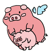 princess pig 3 sticker #10982519