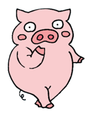 princess pig 3 sticker #10982525