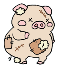princess pig 3 sticker #10982535