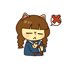 Students of commercial high school! sticker #10982590