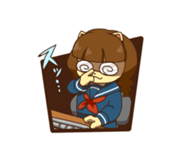 Students of commercial high school! sticker #10982605