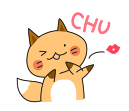 Hokkaido dialect Sticker "Kitsuneko" 5th sticker #10982768