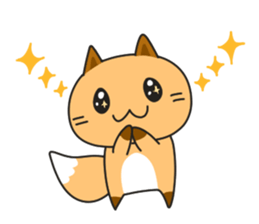 Hokkaido dialect Sticker "Kitsuneko" 5th sticker #10982779