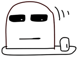 Steamed bun man sticker #10982871