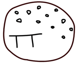 Steamed bun man sticker #10982873