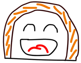Steamed bun man sticker #10982874