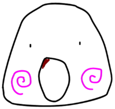 Steamed bun man sticker #10982886