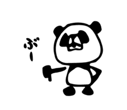 Mr.Panda-rou sticker #10982909