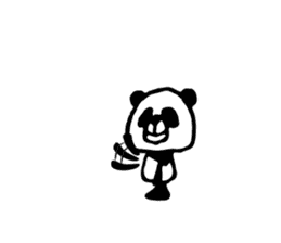 Mr.Panda-rou sticker #10982943