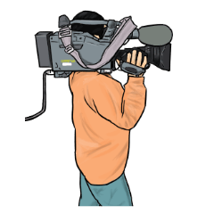 Japanese TV crew sticker