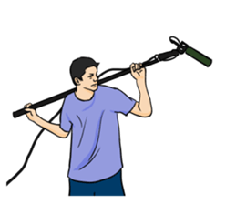 Japanese TV crew sticker sticker #10983027