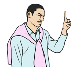 Japanese TV crew sticker sticker #10983053