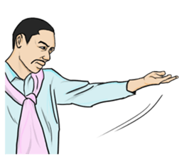 Japanese TV crew sticker sticker #10983054