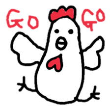 Chicken and quail Sticker !! sticker #10983069