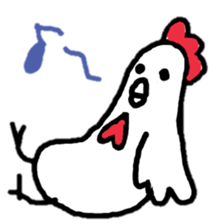 Chicken and quail Sticker !! sticker #10983093