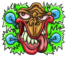 Great mix of funky stickers. sticker #10983116