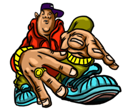 Great mix of funky stickers. sticker #10983125