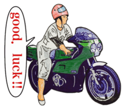 Actual vehicle number cafe racer 70,s sticker #10983213