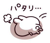 Communication rice cake rabbit sticker #10983313