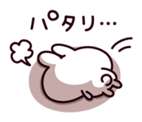 Communication rice cake rabbit sticker #10983313