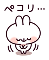Communication rice cake rabbit sticker #10983334