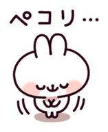 Communication rice cake rabbit sticker #10983334