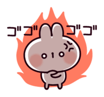 Communication rice cake rabbit sticker #10983341