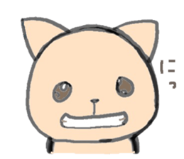 orange kitty sticker #10983467