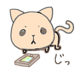 orange kitty sticker #10983474