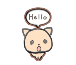 orange kitty sticker #10983483