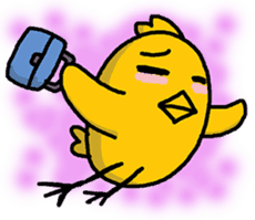 Feeling of a chick (HIYOKO NO KIMOCHI) sticker #10983572
