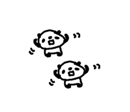 Text funny panda stickers! sticker #10983869