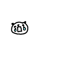 Text funny panda stickers! sticker #10983883