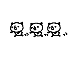 Text funny panda stickers! sticker #10983885