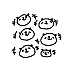 Text funny panda stickers! sticker #10983903