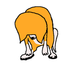 Shiba inu MOMO chan the third as well 18 sticker #10984052