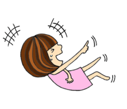 Slowly girl 2 sticker #10984715