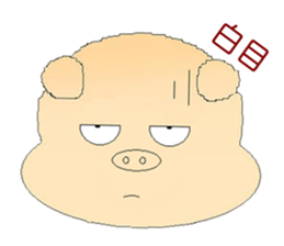 Pig Mood sticker #10984865