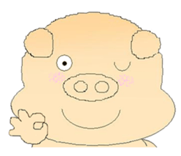 Pig Mood sticker #10984878