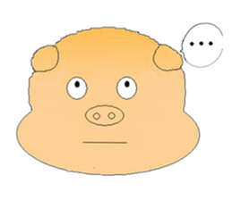 Pig Mood sticker #10984893