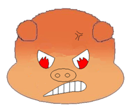 Pig Mood sticker #10984896