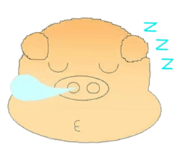 Pig Mood sticker #10984900