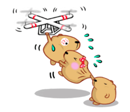 Kyapibara 8 sticker #10985590