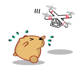 Kyapibara 8 sticker #10985591