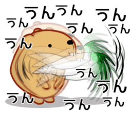 Kyapibara 8 sticker #10985598