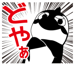 Grampus-kun family stickers sticker #10985995